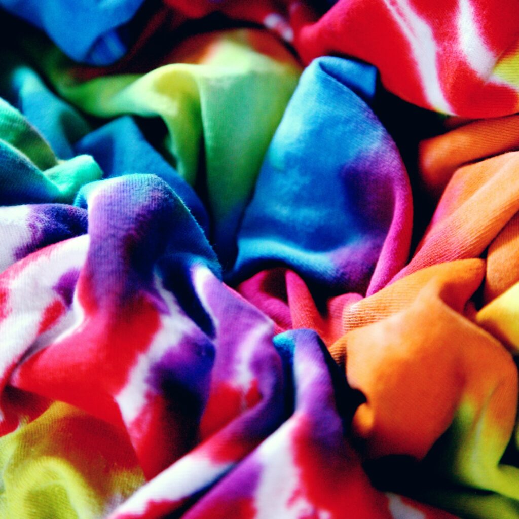 tie-dye fabric