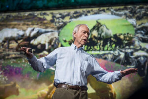 Allan Savory giving an educational TED Talk